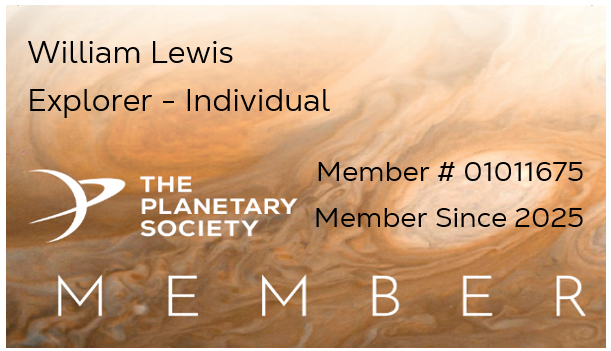 Thanks to a random video suggestion, I discovered and joined one of the coolest groups ever. I'm honored and thrilled to join <a href="/exploreplanets/">Planetary Society</a>!