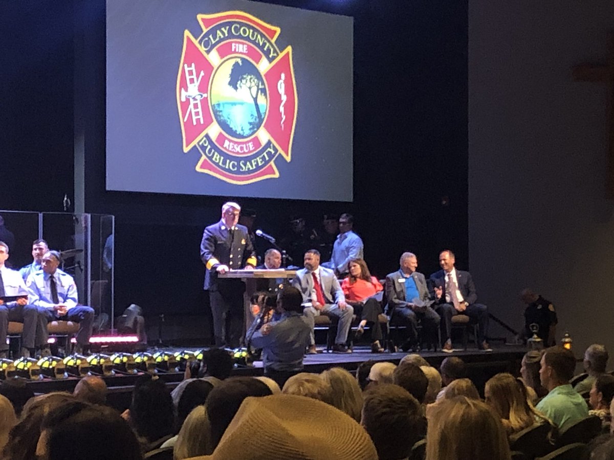 JohnSgromolo's tweet image. Tonight we welcomed our newest recruits to the @ClayFireRescue family! Congratulations to this great group who has officially earned the title of Firefighter. Our community is forever grateful for your choice to answer the call to serve. Thank you for your service!