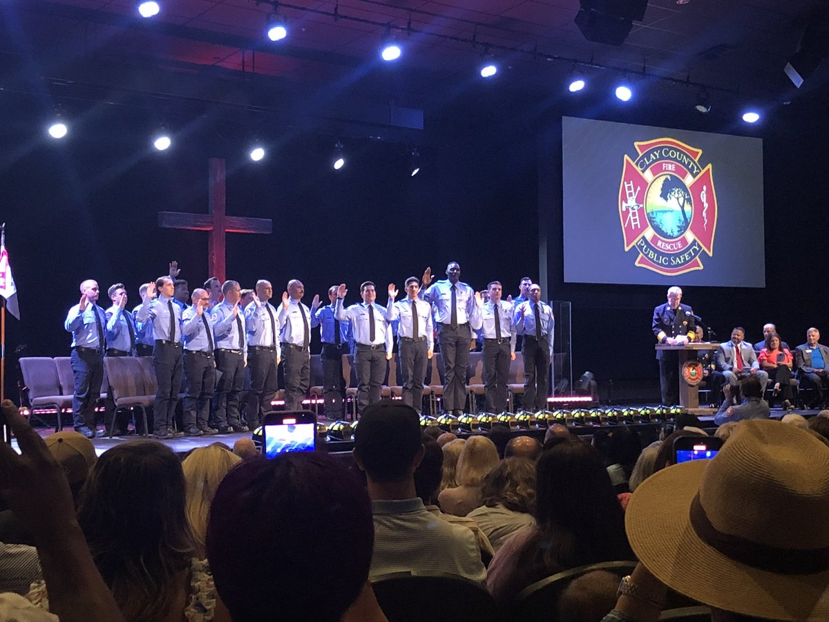 JohnSgromolo's tweet image. Tonight we welcomed our newest recruits to the @ClayFireRescue family! Congratulations to this great group who has officially earned the title of Firefighter. Our community is forever grateful for your choice to answer the call to serve. Thank you for your service!