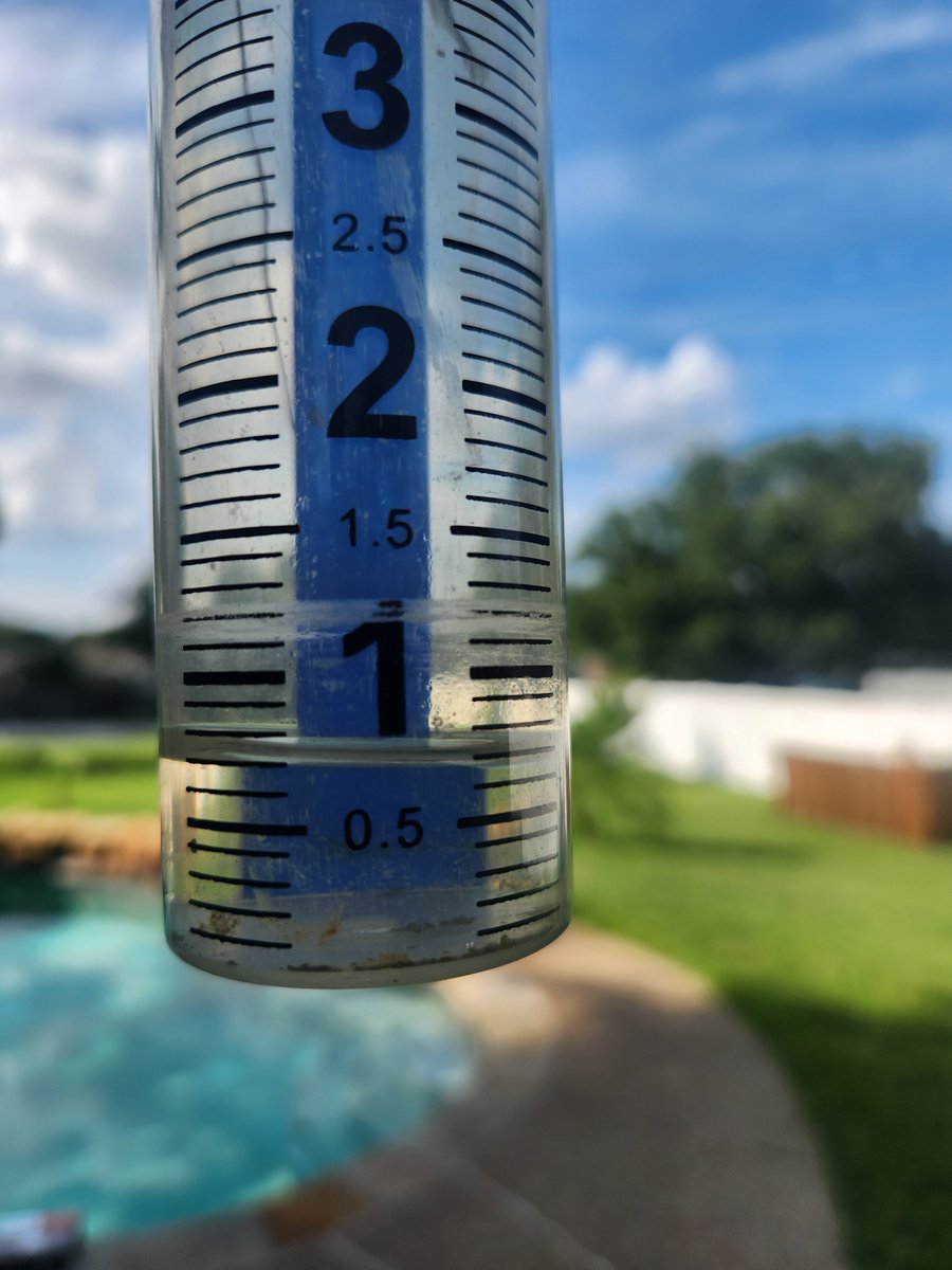 .7 inches of rain this morning