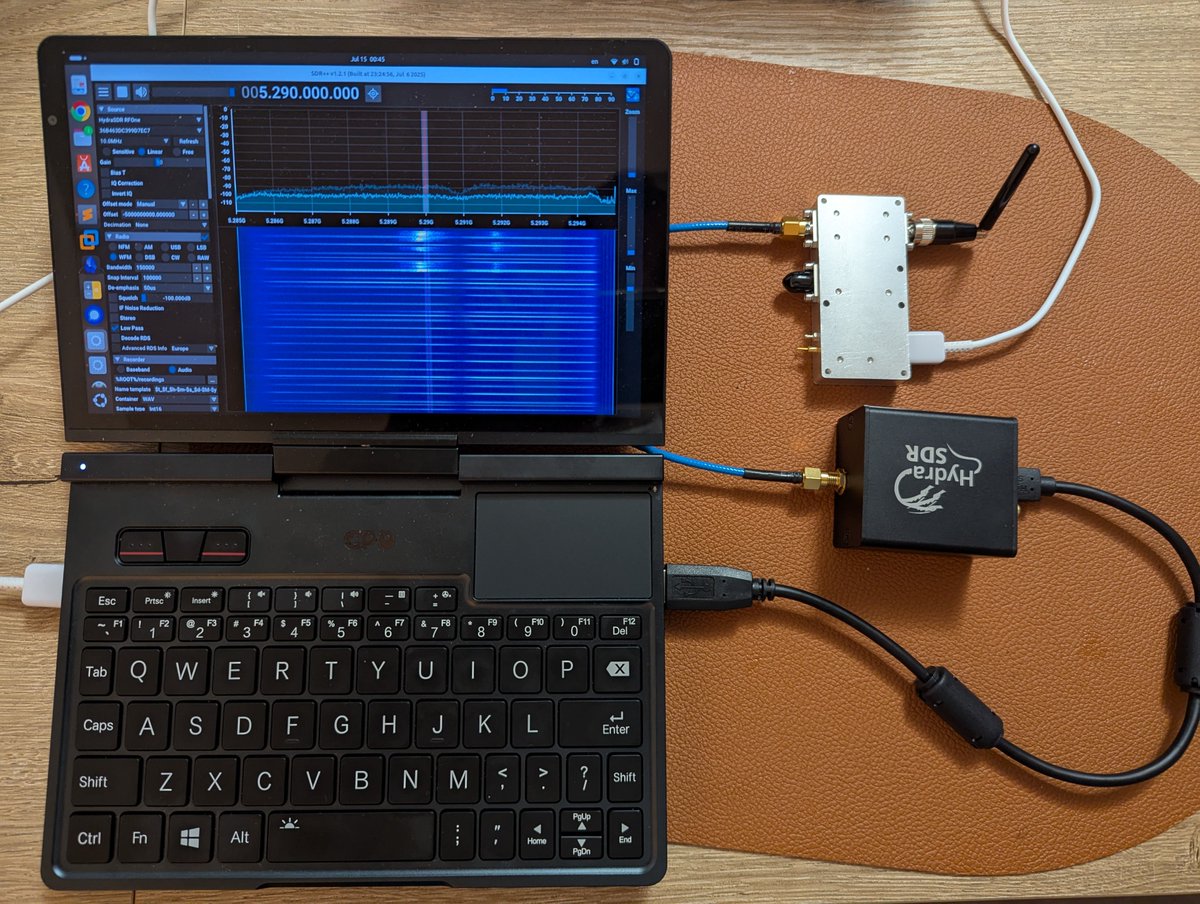 🛰️ Control Lotus BUDC up/down converters on 🪟 Windows &amp; 🐧 Linux has been released!
Go beyond the 1.8 GHz with the HydraSDR RFOne even close to the 20 GHz in a second!
🔗 github.com/PentHertz/lotu…
#SDR #HamRadio