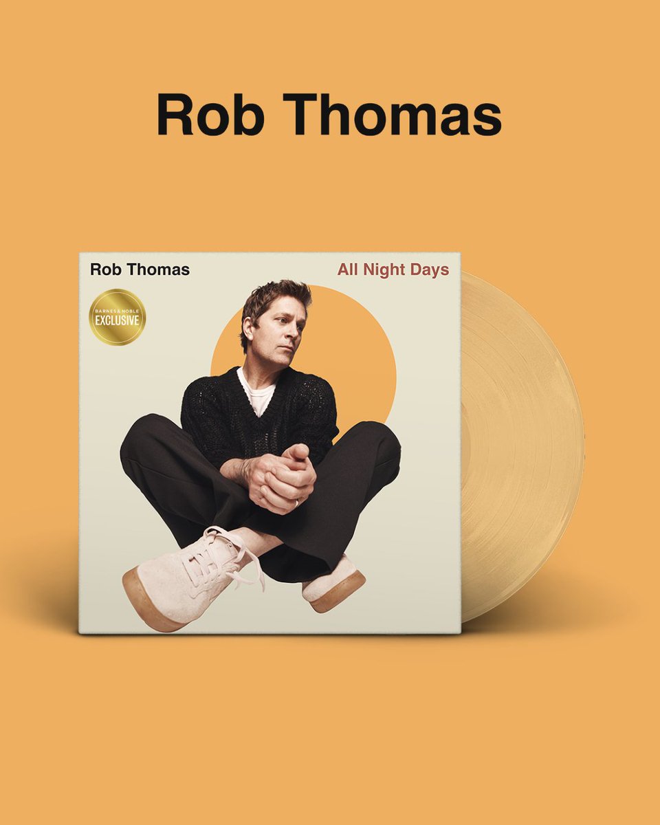 ThisIsRobThomas's tweet image. Signed copies of my new album &apos;All Night Days&apos; are available exclusively on my website ✍️💿 rob-thomas.lnk.to/AllNightDays
