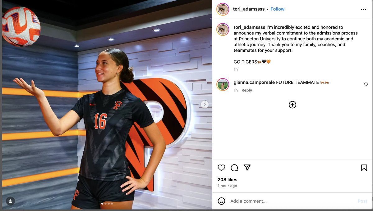 Congratulations ❤️ to this #ECNL player who has verbally committed to play college soccer!!