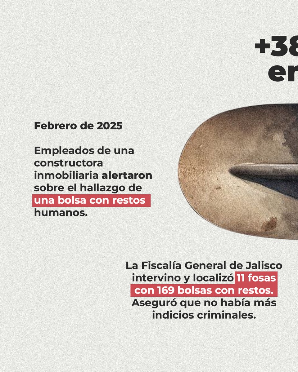 RuidoEnLaRed's tweet image. Más de 200 bolsas con restos humanos han sido encontradas en la fosa de la colonia Las Agujas en Jalisco. El aumento en los hallazgos haría qué sea la fosa más grande del país en los últimos años.

#fosa #jalisco #zapopan #fosalasagujas #colectivodebusqueda #desaparecidos