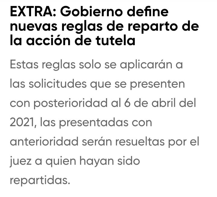 En el gobierno de <a href="/IvanDuque/">Iván Duque 🇨🇴</a> también se expidió un Decreto para el reparto de las tutelas. ¿Por qué no fue polémica eso? ¿Dónde está la demanda que interpusieron contra ese Decreto? <a href="/MariaFdaCabal/">María Fernanda Cabal</a> <a href="/WilsonRuizO/">Wilson Ruiz Orejuela</a> <a href="/leydelmontes/">Oscar Montes</a> <a href="/AABenedetti/">Armando Benedetti</a> <a href="/petrogustavo/">Gustavo Petro</a>