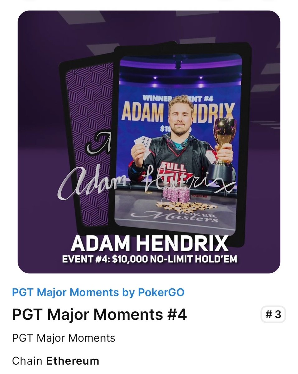 We know who we are rooting for...
<a href="/NFTPokerEvents/">NFTPokerChampionship</a>