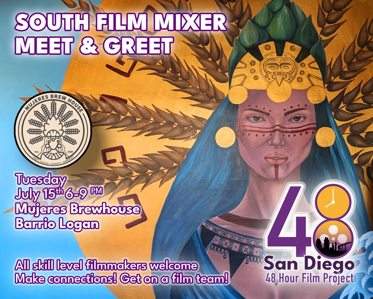 SD48HFP's tweet photo. SOUTH MIXER / MEET &amp; GREET AT MUJERES

Join us for our South Mixer / Meet &amp; Greet at Mujeres Brew House just south of Downtown in Barrio Logan! 

➡️ Event Details: https://t.co/k4p5HomKRZ https://t.co/18P5Ng9LBT
