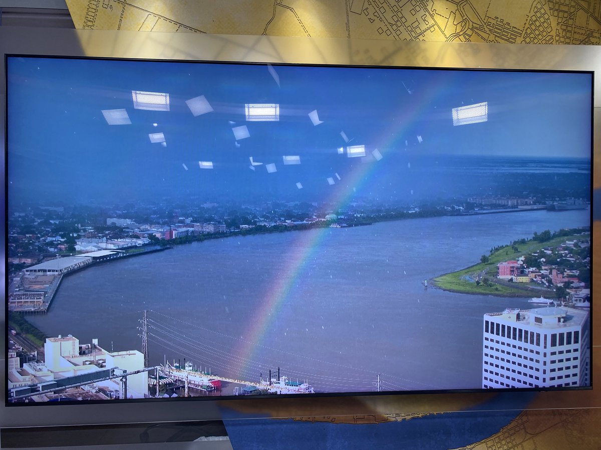 Beautiful rainbow 🌈 captured on our sky cam right now!! #nolalove