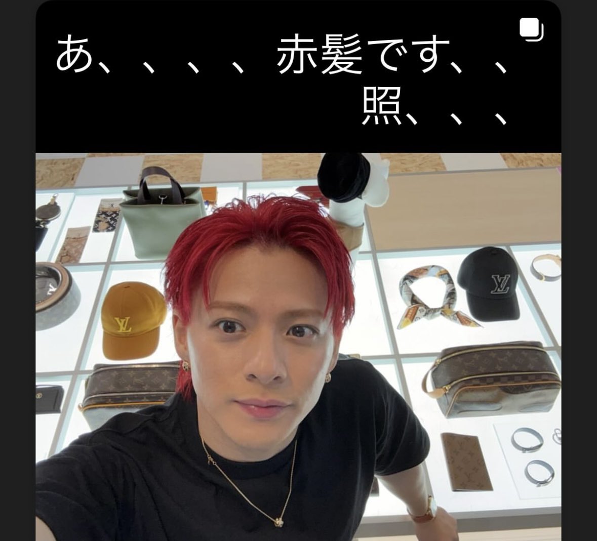 紫虎⁠✧様　　赤髪 かちゅママの推し達のカラー可愛すぎる♥️ ピンクしようと思ったけど