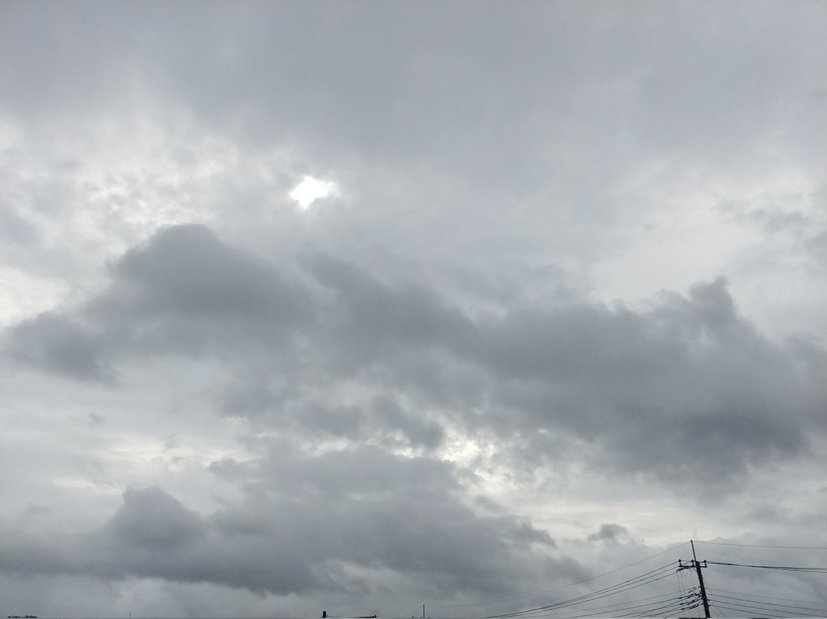 tompeko383912's tweet image. おはようございます☁️27.5℃
#イマソラ