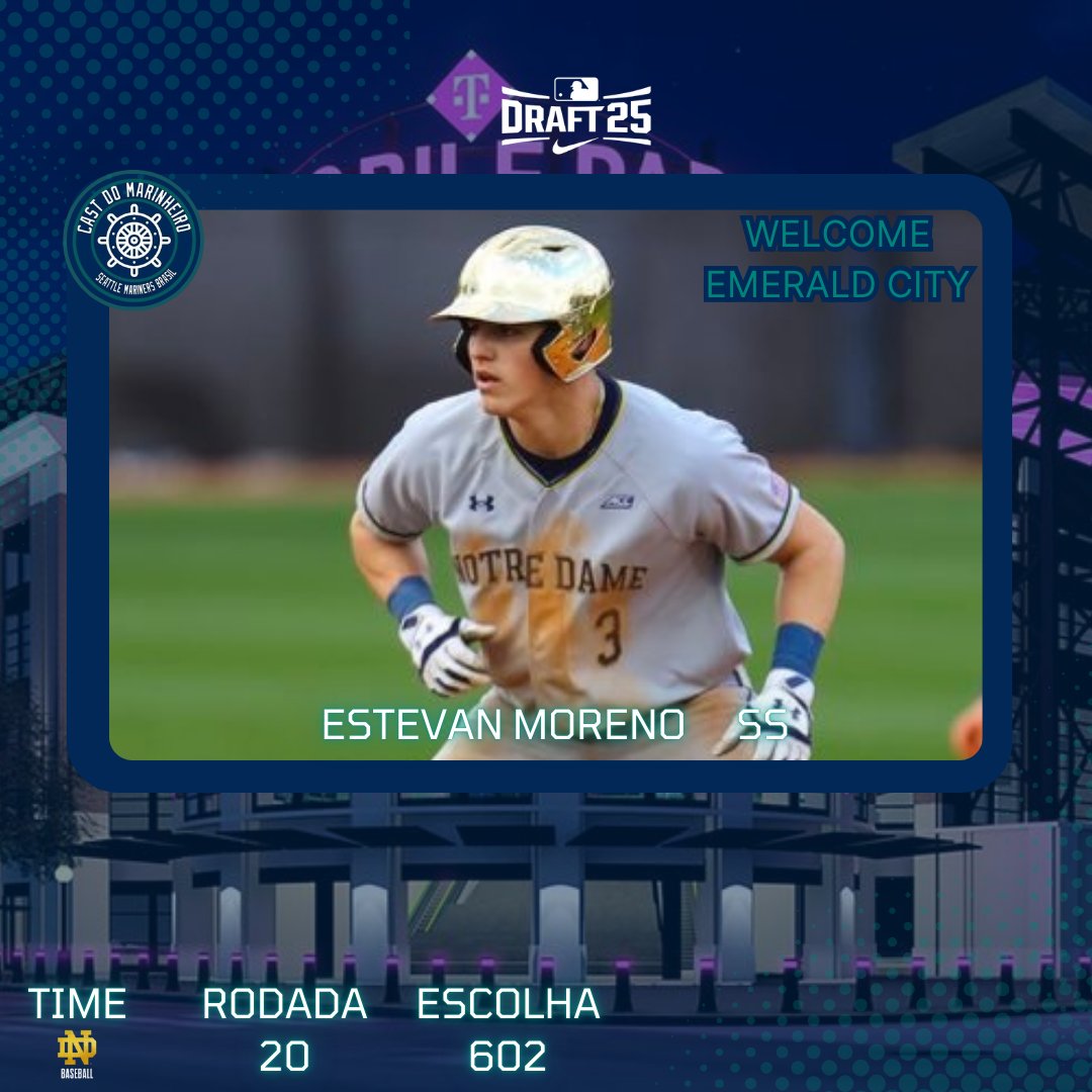 𝐖𝐄𝐋𝐂𝐎𝐌𝐄 𝐓𝐎 𝐒𝐄𝐀𝐓𝐓𝐋𝐄

2️⃣0️⃣ RODADA
6️⃣0️⃣2️⃣ PICK: ESTEVAN MORENO - SS

#TridentsUp
