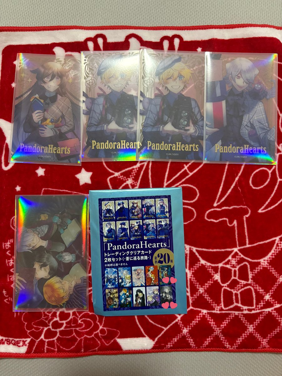 Hi_VI_tr's tweet photo. 【交換】PandoraHearts popup パンドラハーツ アクリルステッカー クリアカード クリカ ヴァニタスの手記

譲:アリス、オズ、ブレイク
ヴァニタス＆ノエ、ローラン＆オリヴィエ、エコー＆ツヴァイ

求:クリカ▶︎集合2枚（レイシー）、（ヴィンセント含めたもの）
ステッカー▶︎オズ＆ギルバート https://t.co/qbmvz92Eoo