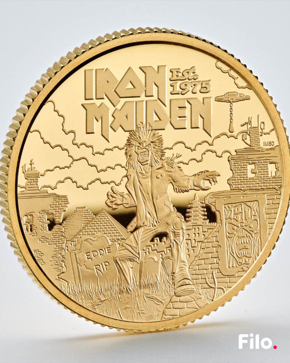 🤘 ¡Reino Unido lanzó la moneda oficial de Iron Maiden! Se puede conseguir desde 18,50 libras.

💥 La Doncella de Hierro se une a la serie "Leyendas de la Música" de la Casa Real de la Moneda, en conmemoración de los 50 años de la fundación de la banda (1975).