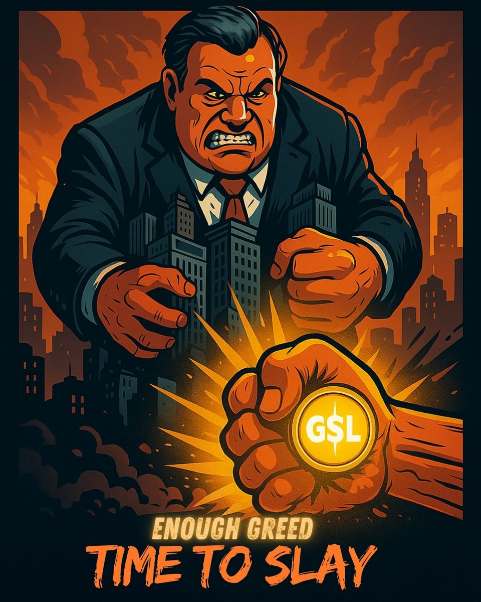 gsl_token's tweet photo. Banks aren’t too big to fail , they’re just too greedy to save.
$GSL is the antidote to the broken system.
The game has changed. Still playing by old rules? Think again. 💥
Tag someone who needs to see the future.
#GSLToken #CryptoRevolution #FinancialFreedom https://t.co/41s51EiVYY