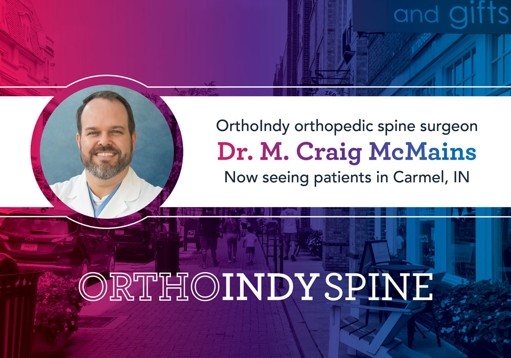 OrthoIndy orthopedic spine surgeon Dr. M. Craig McMains is proud to be the only physician in Carmel, IN offering advanced endoscopic spine surgery.

Learn more about Dr. McMains at bit.ly/3Xtvwds.
