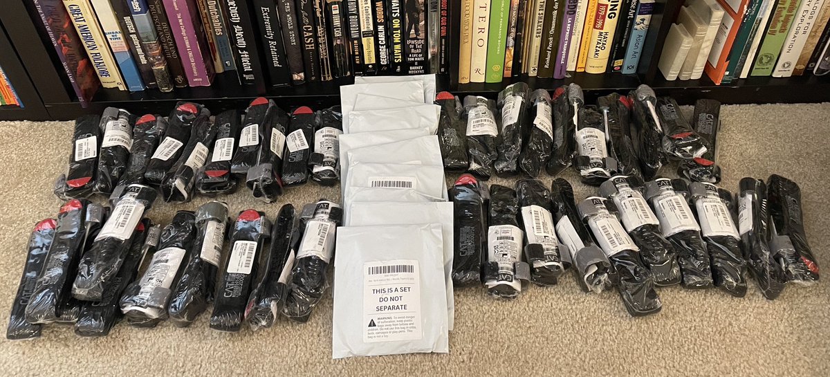UFL_Robin's tweet image. I feel like I spend a lot of my life counting tourniquets and chest seals on my living room floor.
I'm not mad about it.