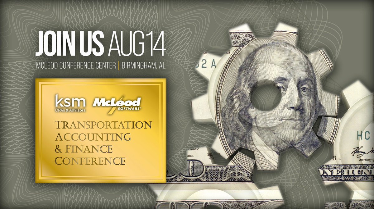 Make plans to attend the annual Transportation Accounting &amp; Finance Conference! We’re proud to partner with Katz, Sapper &amp; Miller to bring together finance leaders and accounting professionals from across the transportation industry. hubs.ly/Q03wVY2N0