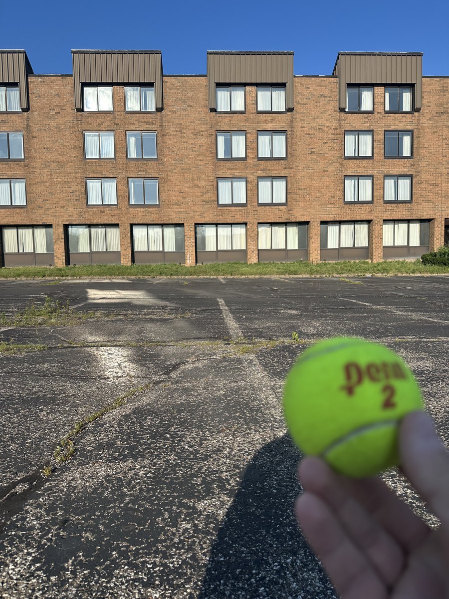 Abandoned building and a tennis ball.

Real boys will look at this and say “hell yeah.”