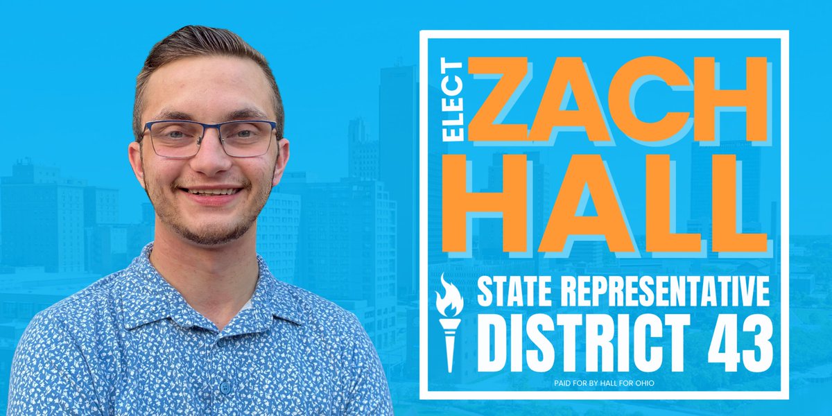 ZachForLiberty's tweet image. I’m Zach Hall, and I’m proud to announce my candidacy for State Representative in Ohio’s 43rd District. I know it’s 16 months until Election Day, but the fight for liberty, accountability, and real representation starts now.
As a proud Libertarian, I believe Ohioans deserve…