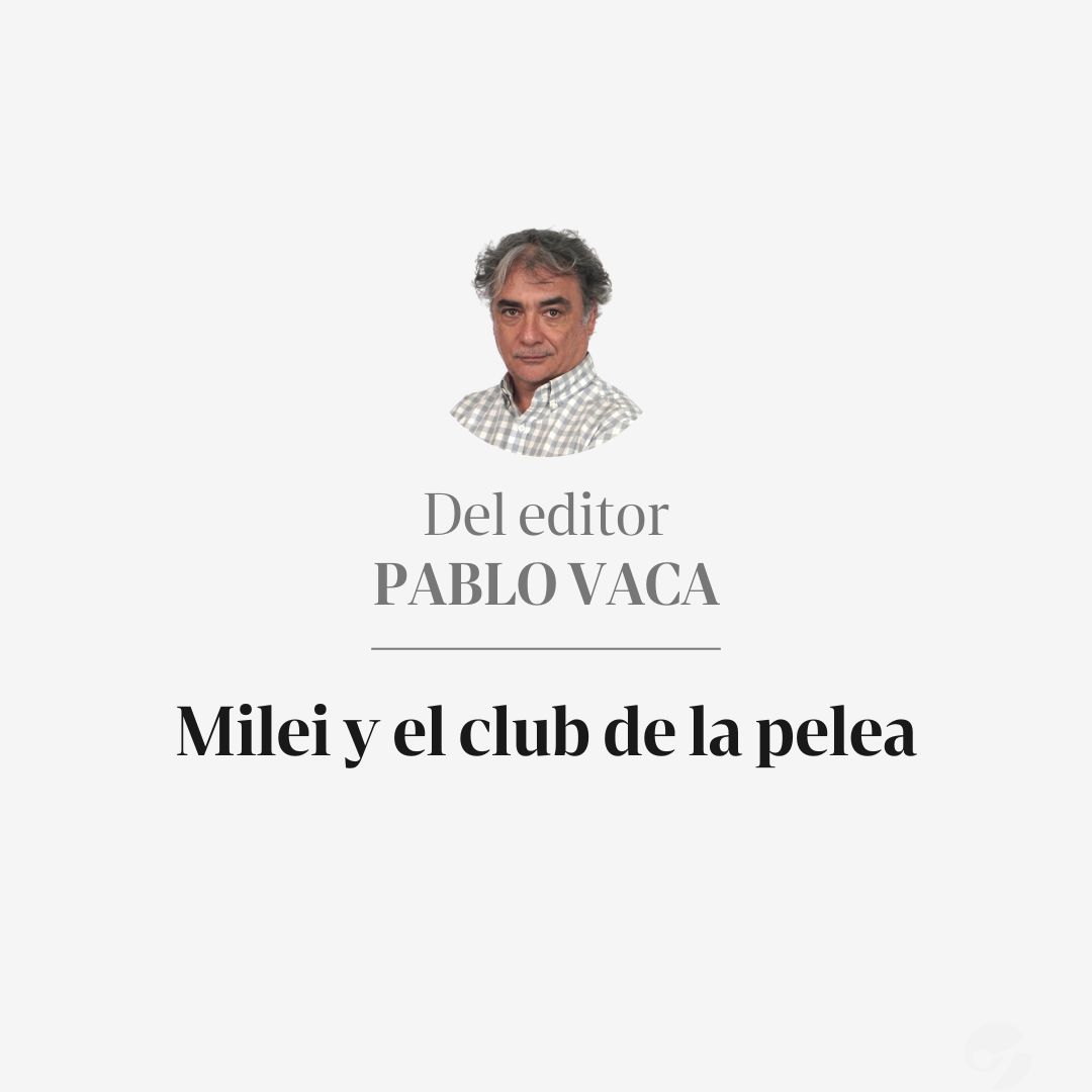 DEL EDITOR | Los duros cruces del Presidente con su vice, Victoria Villarruel, en una disputa personal que no parece tener mucho sentido político, muestran a un Milei siempre enojado y listo para el insulto que comienza a saturar.

Leé la columna de <a href="/pablorvaca/">Pablo Vaca</a>