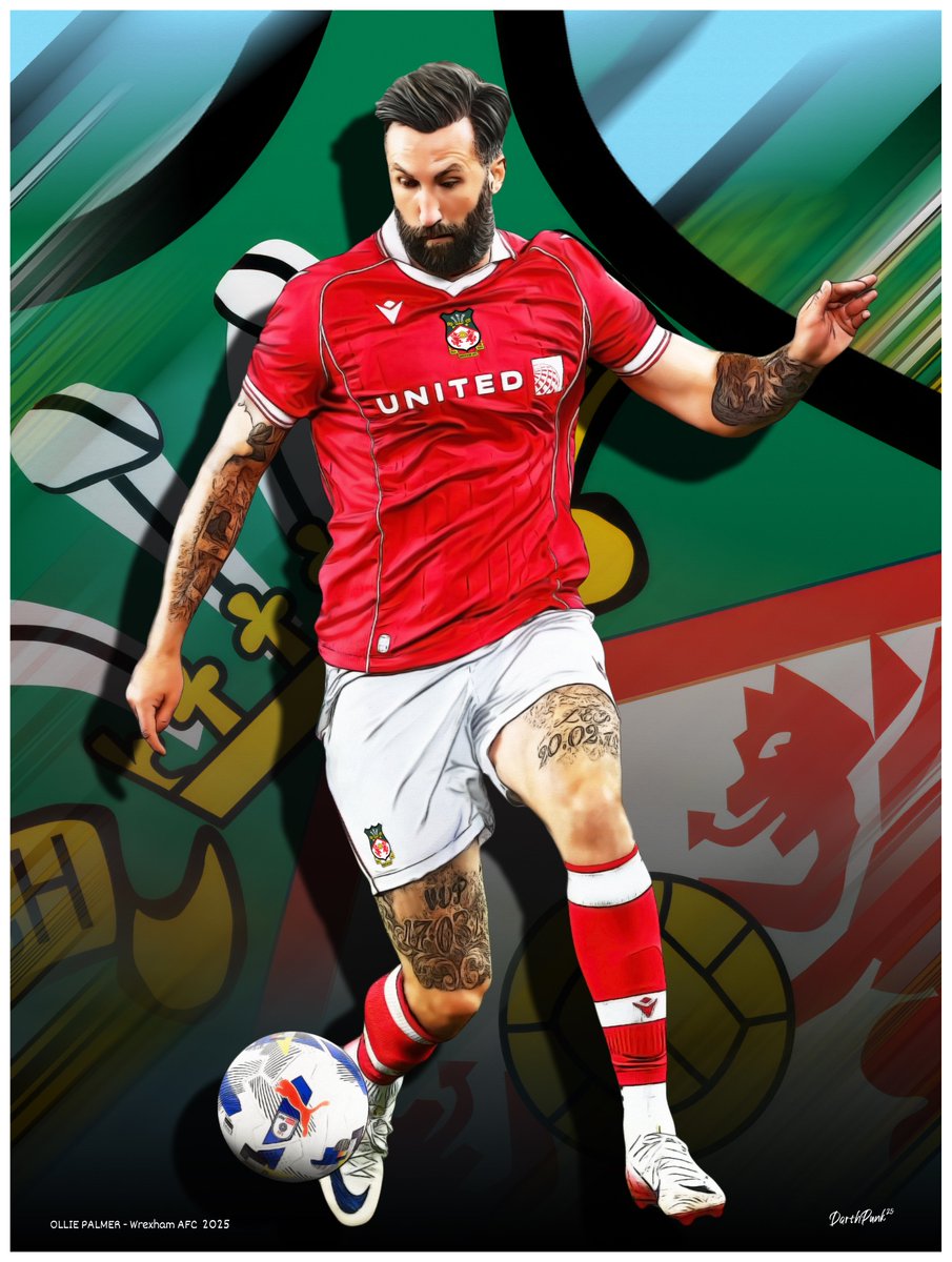 Todd Cross (DarthPunk) (@darthpunk69) on Twitter photo Digital Artwork by DarthPunk
Hand painted digitally, NO AI. 👍
Features Wrexham AFC striker Ollie Palmer (#09) in mid-play.
❤️<a href="/Wrexham_AFC/">Wrexham AFC</a> <a href="/fearlessidzine/">Fearless In Devotion | WREXHAM AFC podcast</a> <a href="/RobRyanRed/">RobRyanRed - Wrexham AFC Podcast</a> <a href="/MeTheWifeWxm/">Me, the Wife and Wrexham AFC Podcast</a> <a href="/TeachMeWxmPod/">Teach Me How To Wrexham</a> Digital Artwork by DarthPunk
Hand painted digitally, NO AI. 👍
Features Wrexham AFC striker Ollie Palmer (#09) in mid-play.
❤️<a href="/Wrexham_AFC/">Wrexham AFC</a> <a href="/fearlessidzine/">Fearless In Devotion | WREXHAM AFC podcast</a> <a href="/RobRyanRed/">RobRyanRed - Wrexham AFC Podcast</a> <a href="/MeTheWifeWxm/">Me, the Wife and Wrexham AFC Podcast</a> <a href="/TeachMeWxmPod/">Teach Me How To Wrexham</a>