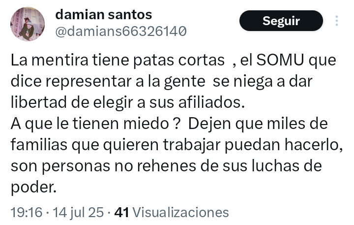JJRdrgz's tweet photo. #Pesca #Langostino
El empresario estratega del #LockOutPatronal ahora quiere arreglos individuales para reducir salarios en un 30% y que esos trabajadores pierdan todos los derechos laborales 🤣🤣
Sabe que los trabajadores están firmes en esta lucha!!
#NOaLaBajaSalarial https://t.co/5l5jmKckEO