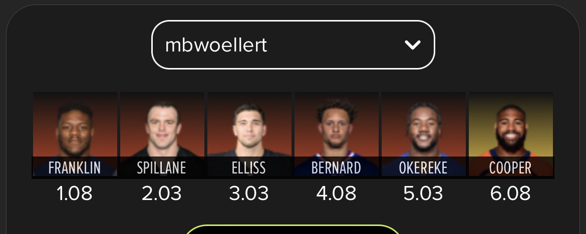 Mike Woellert (@mike_woellert) on Twitter photo #FFIDP Another <a href="/fastdraftapp/">FastDraft Fantasy</a> D-UP in the books. Went with a different t build and went LB heavy. We‘ll see…
Use code ‘IDPSHOW’ for a $50 deposit match on your first deposit… #FFIDP Another <a href="/fastdraftapp/">FastDraft Fantasy</a> D-UP in the books. Went with a different t build and went LB heavy. We‘ll see…
Use code ‘IDPSHOW’ for a $50 deposit match on your first deposit…