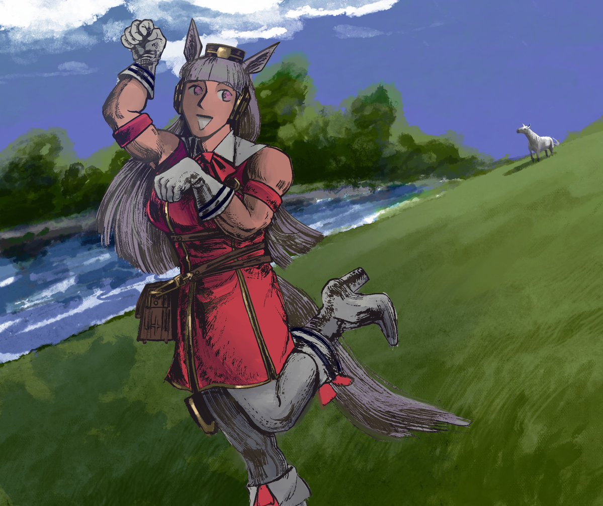 autoparasitoid's tweet image. gold ship my beloved #umamusume #prettyderby #goldship