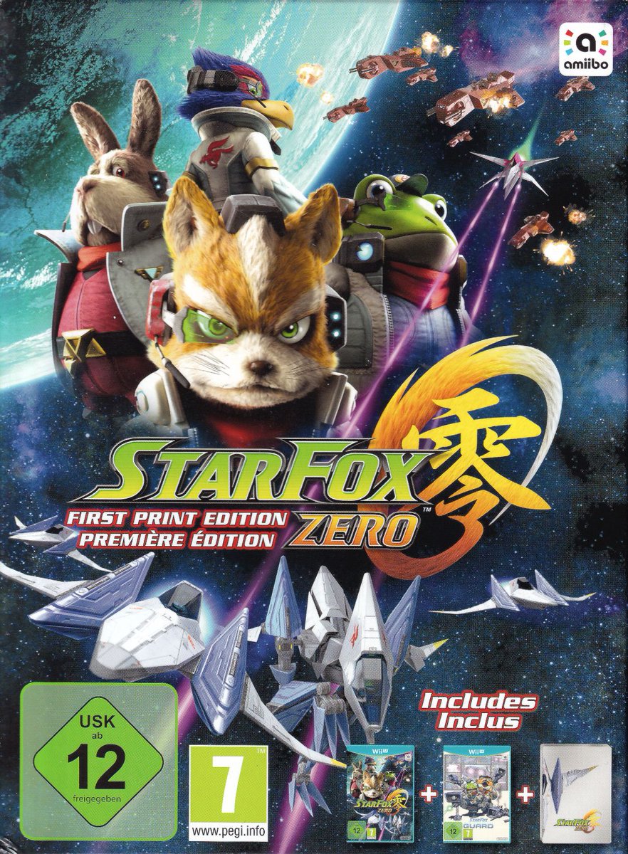 CoolBoxArt's tweet image. Star Fox Zero - First Print Edition / Wii U / Nintendo / 2016