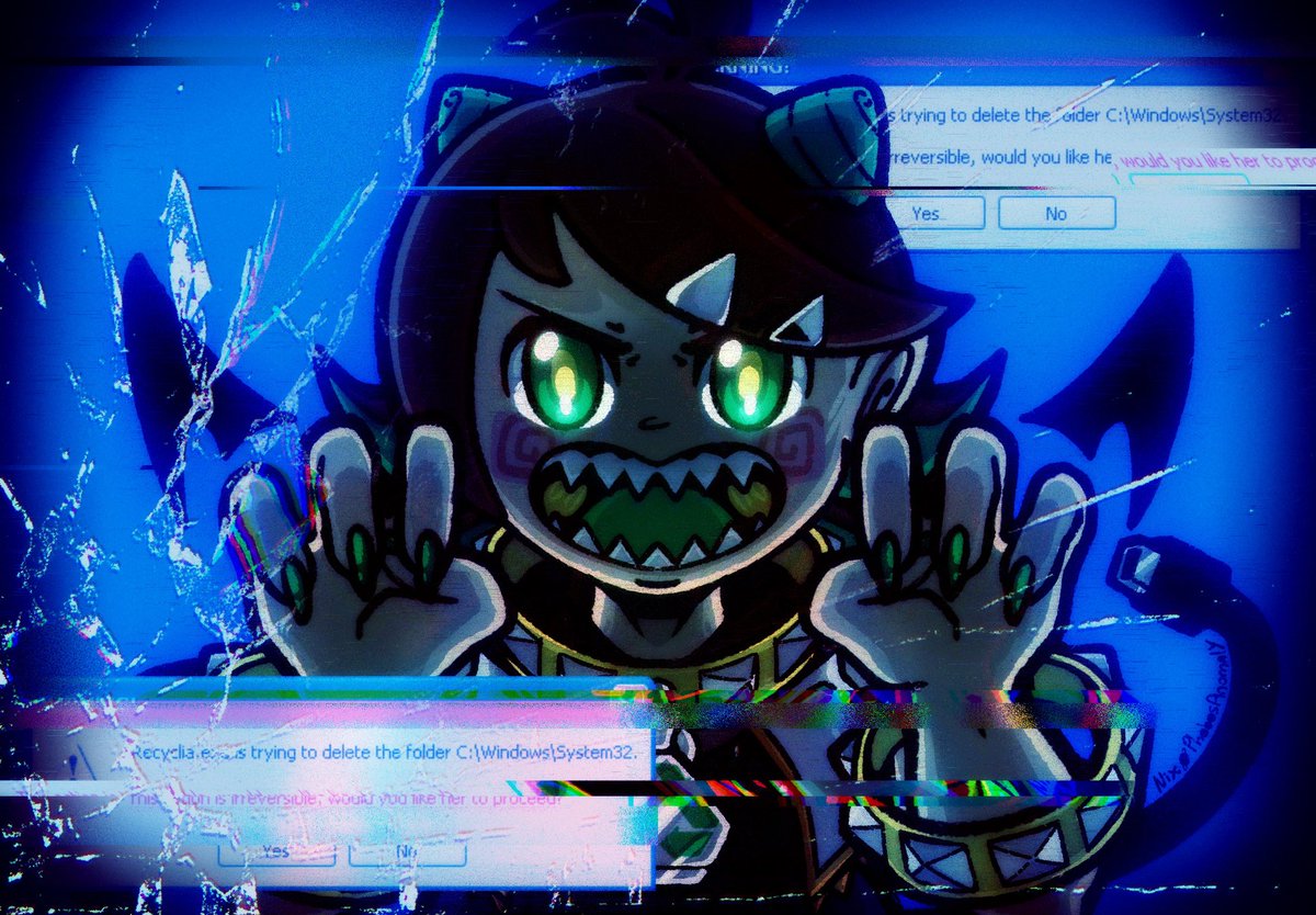 Phobos__Anomaly's tweet image. β»οΈ β οΈ BSoD β οΈ β»οΈ
#oc #originalcharacter #anomalyocs