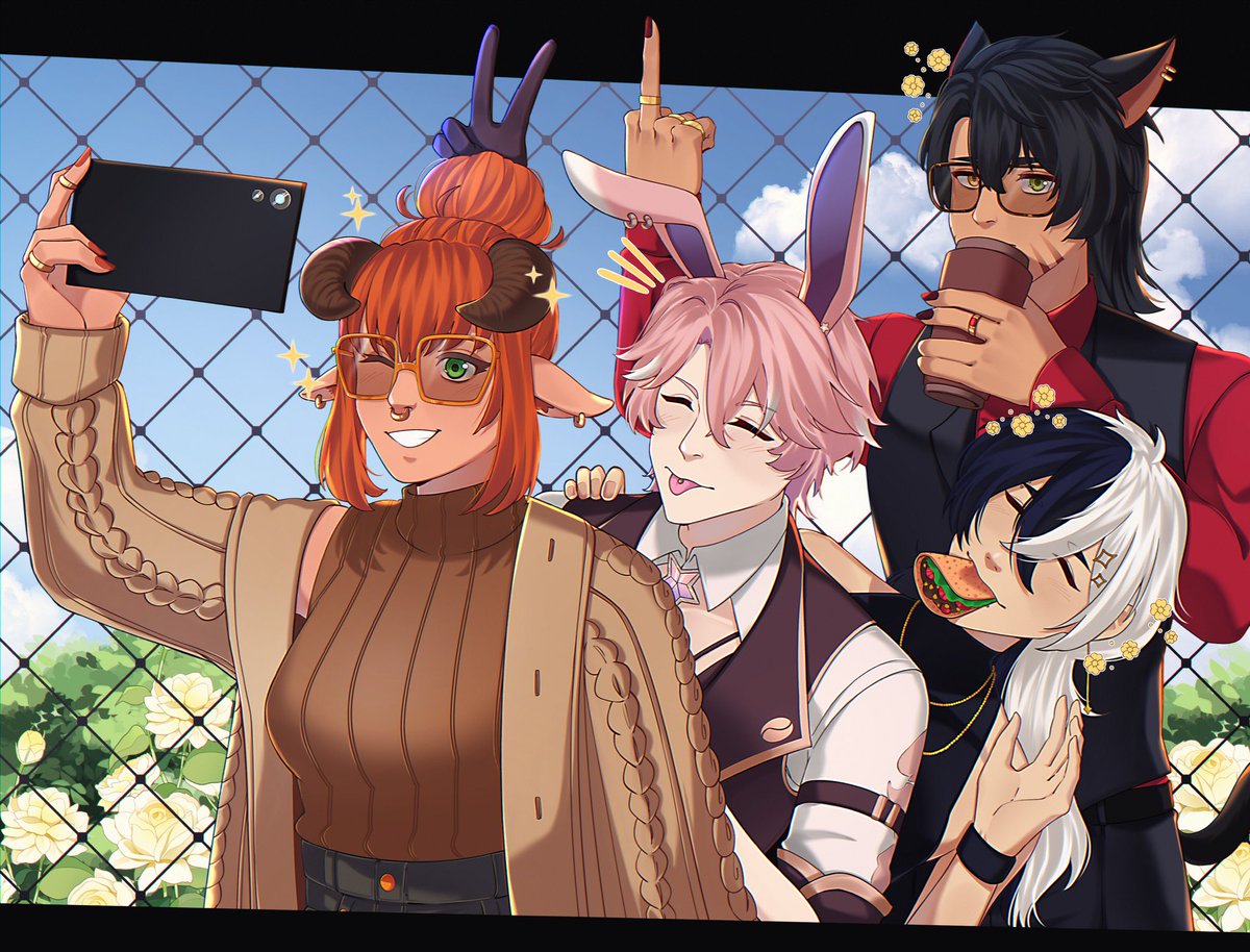 My comfort oshis! Full time lurker who enjoys the baking, the nerding, and the yelling 🤍

🎨 @/archetatsu 

#RoyChiArt #IzoART #TaigaIllust
