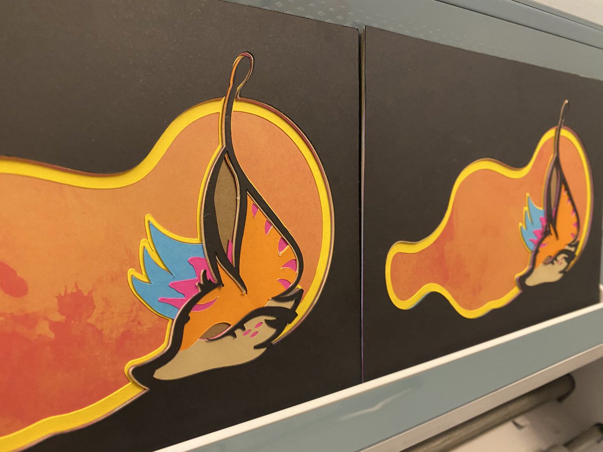 SamohtLion's tweet image. Check out my layered paper art of Beelzebub from Helluva Boss! Inspired by her colorful, chaotic energy and unique design. Art by @TrotLoeilArtist #HelluvaBoss #Beelzebub #HazbinHotel #Vivziepop #PaperArt #LayeredPapercraft #FanArt #ArtShow #AnthroArt #FurryArt #ShadowboxArt…