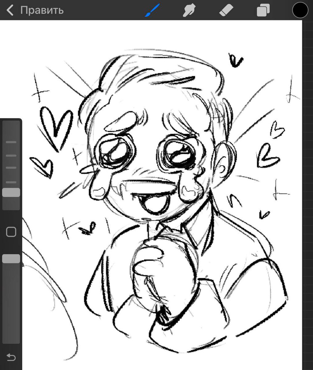 miuushi_'s tweet image. He&apos;s in love