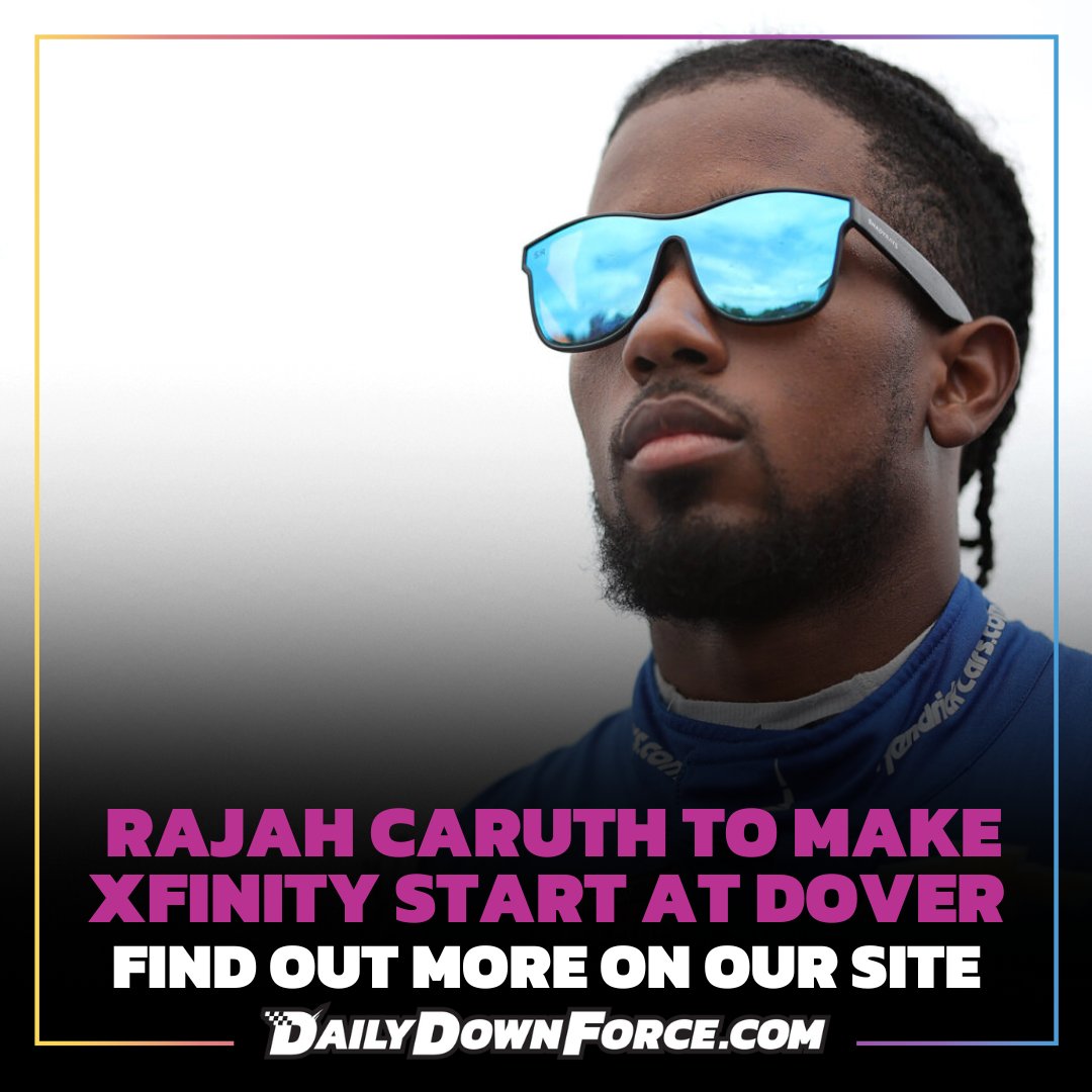 Rajah Caruth will make his NASCAR Xfinity Series 2025 debut this weekend at Dover Motor Speedway. Find out more on The Daily Downforce

dailydownforce.com/rajah-caruth-t…