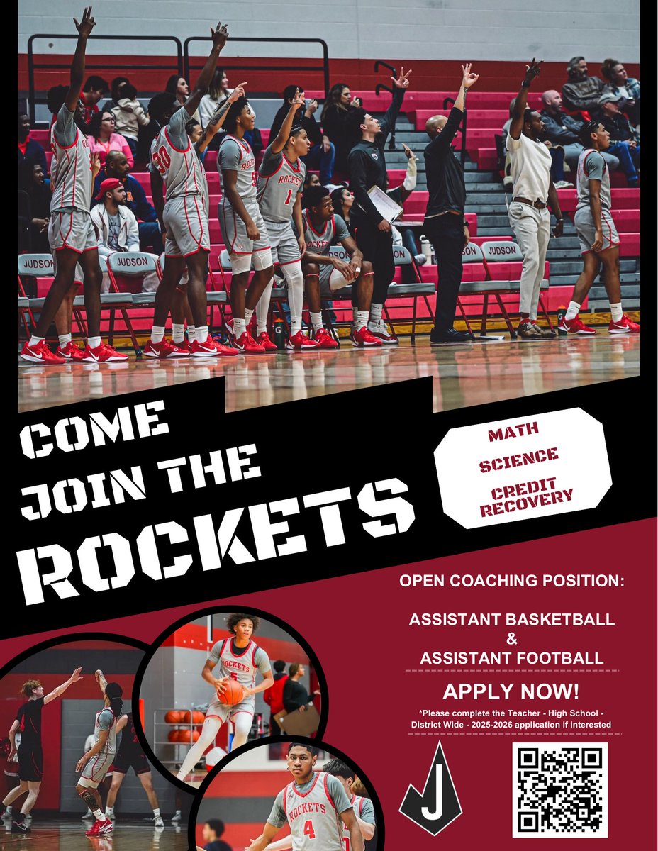 Coaching friends, here is a great opportunity to join our basketball staff and be apart of 2 top notch programs at the highest level

2nd Round of playoffs in year 1

District Champs and 3rd round of playoffs in year 2 

Must be a certified teacher. Message or share if interested