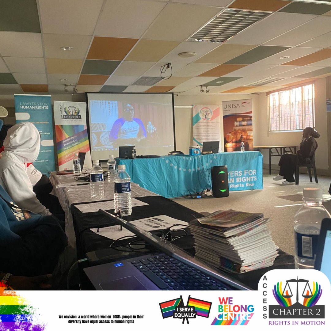 AccessChapter2's tweet image. On 11 July, Access Chapter 2 attended the @LHR_SA workshop on LGBTI asylum and SOGI claims.

Represented by Mable Aphane and Minothando Hlanganyana, we shared insights on our legal support and advocacy for displaced LGBTQIA+ persons.

#AccessChapter2 #SOGIESC #AsylumSupport