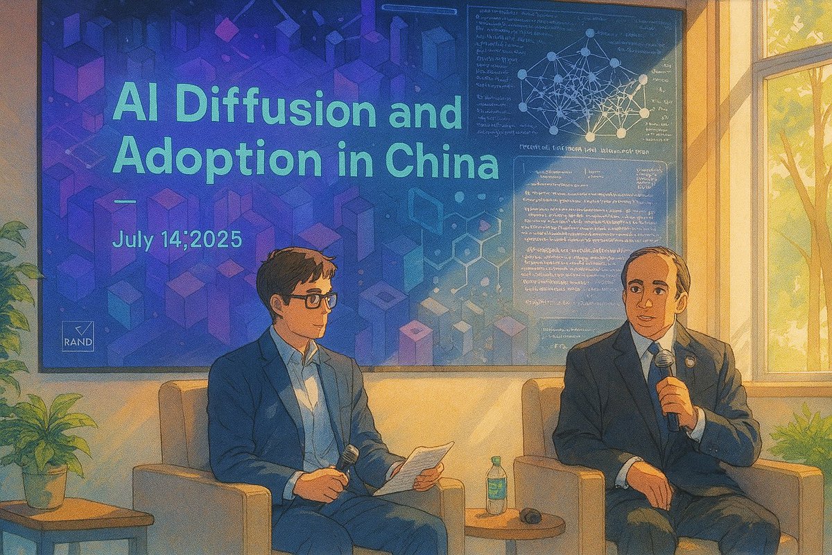 albertotono3's tweet image. 26DC 🇨🇳
Thank you to panelists for the “AI Diffusion & Adoption in China” workshop at RAND
Your insights on AI’s role in China’s economy, industry, politics, military, and biotech were invaluable.
@RANDCorporation