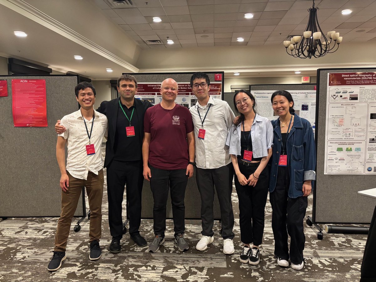 We had a great time at #ACIN last week with our current lab members and lab alumni! <a href="/mvkovalenko/">Maksym Kovalenko</a> <a href="/JiaAhnPan/">Jia-Ahn Pan</a>