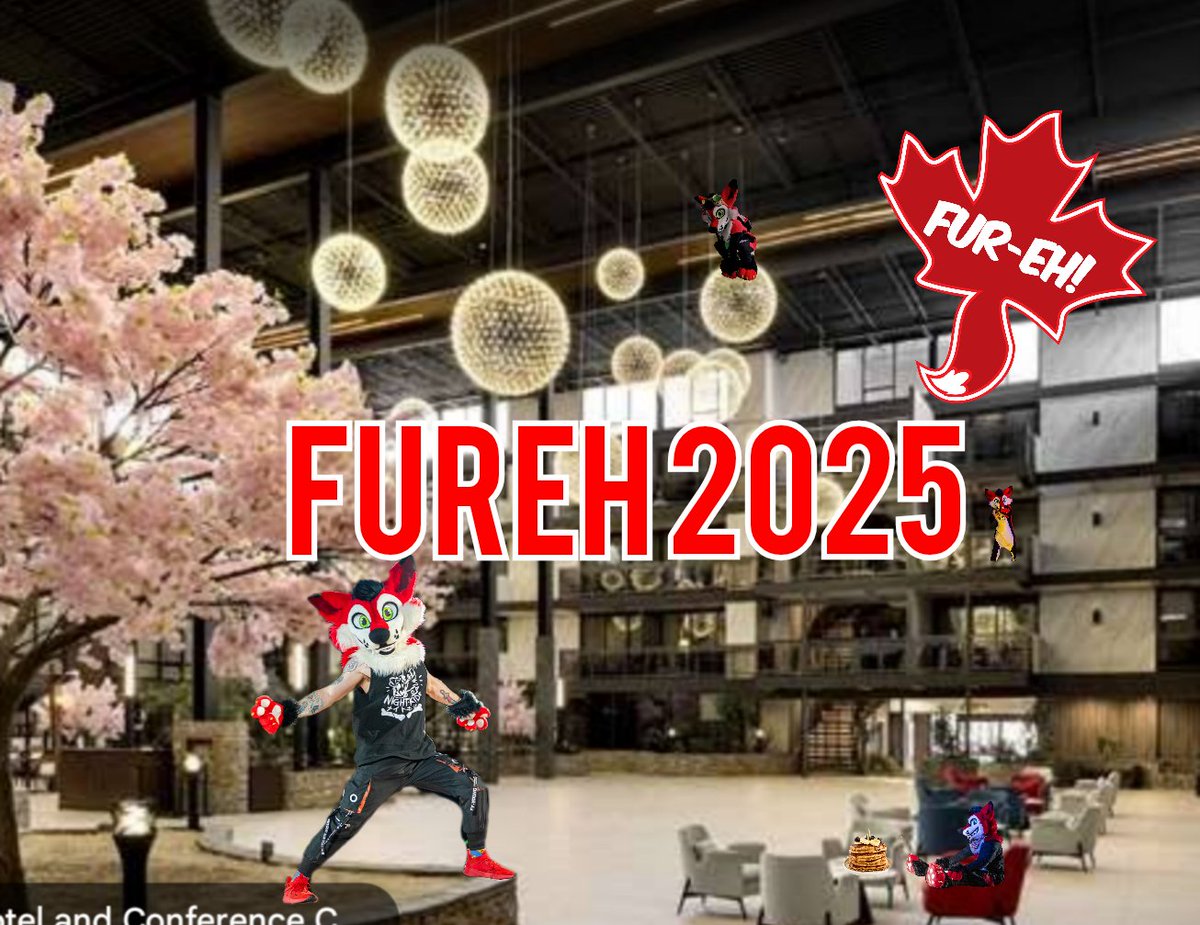 Find this yote at #Fureh this weekend! 
Who am I gunna see? &gt;:3