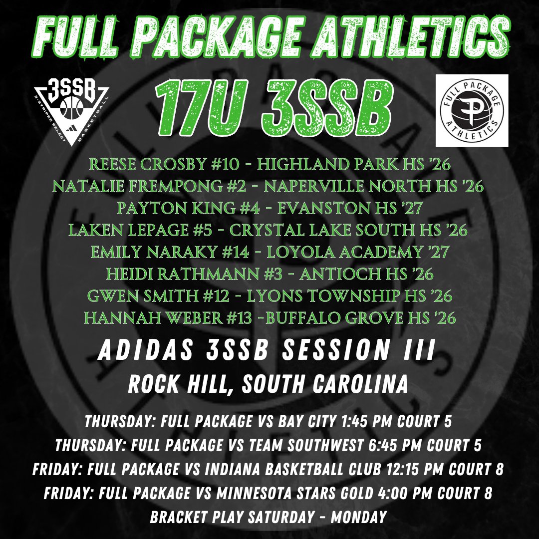 Emily Naraky (@emilynaraky14) on Twitter photo The final session. Canโt wait to compete in South Carolina. <a href="/FullPackageGrls/">Full Package Athletics 3SSB Girls</a> <a href="/3SSBGCircuit/">3Stripes Select Basketball Girls Circuit</a> The final session. Canโt wait to compete in South Carolina. <a href="/FullPackageGrls/">Full Package Athletics 3SSB Girls</a> <a href="/3SSBGCircuit/">3Stripes Select Basketball Girls Circuit</a>