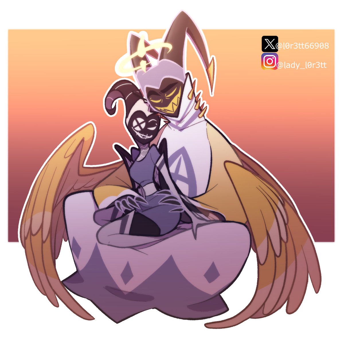 l0r3tt66908's tweet image. Finally I drew something new! #Lute X #Adam from #HazbinHotel
#guitarspear #LuteHazbinHotel #AdamHazbinHotel #Hellaverse #Art #DigitalArt #Ship #angels