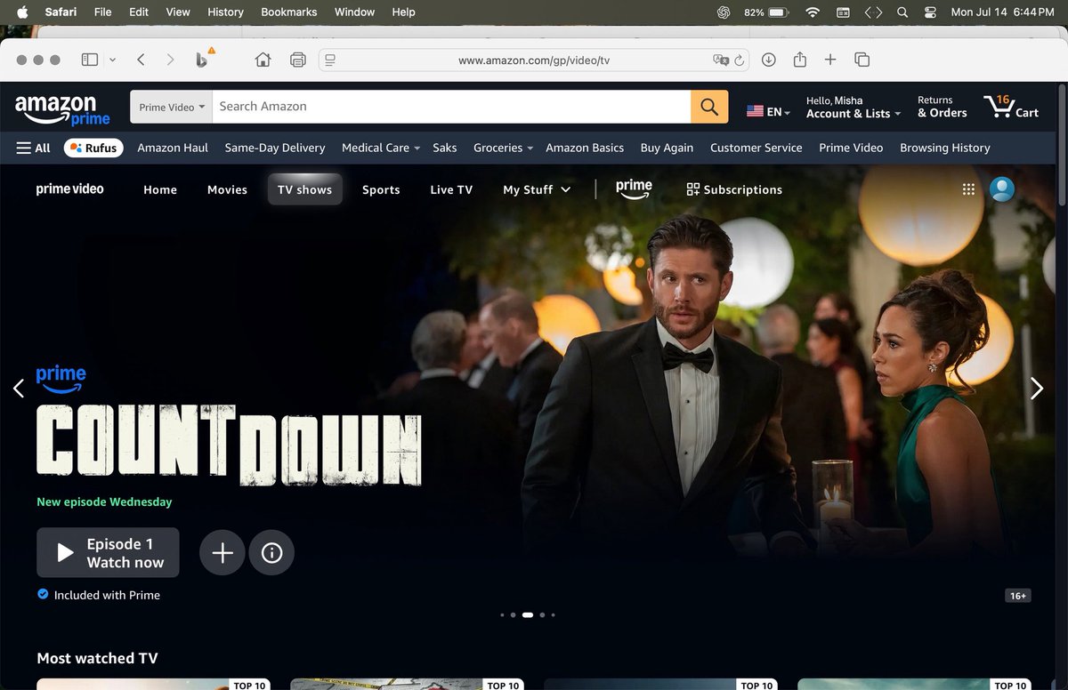 mishacollins's tweet image. Leave me alone, Jensen.