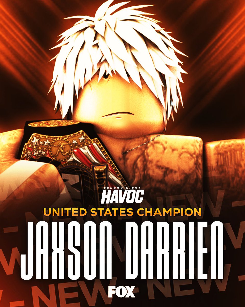OWRBLX_'s tweet photo. #ANDNEW 

In a shocking turn of events Jaxson Darrien has once again reclaimed the title that mad his career in online wrestling against Macho Balor. https://t.co/RviSw8GyPj