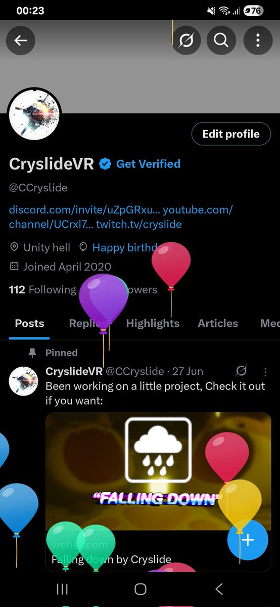 CryslideVR tweet media