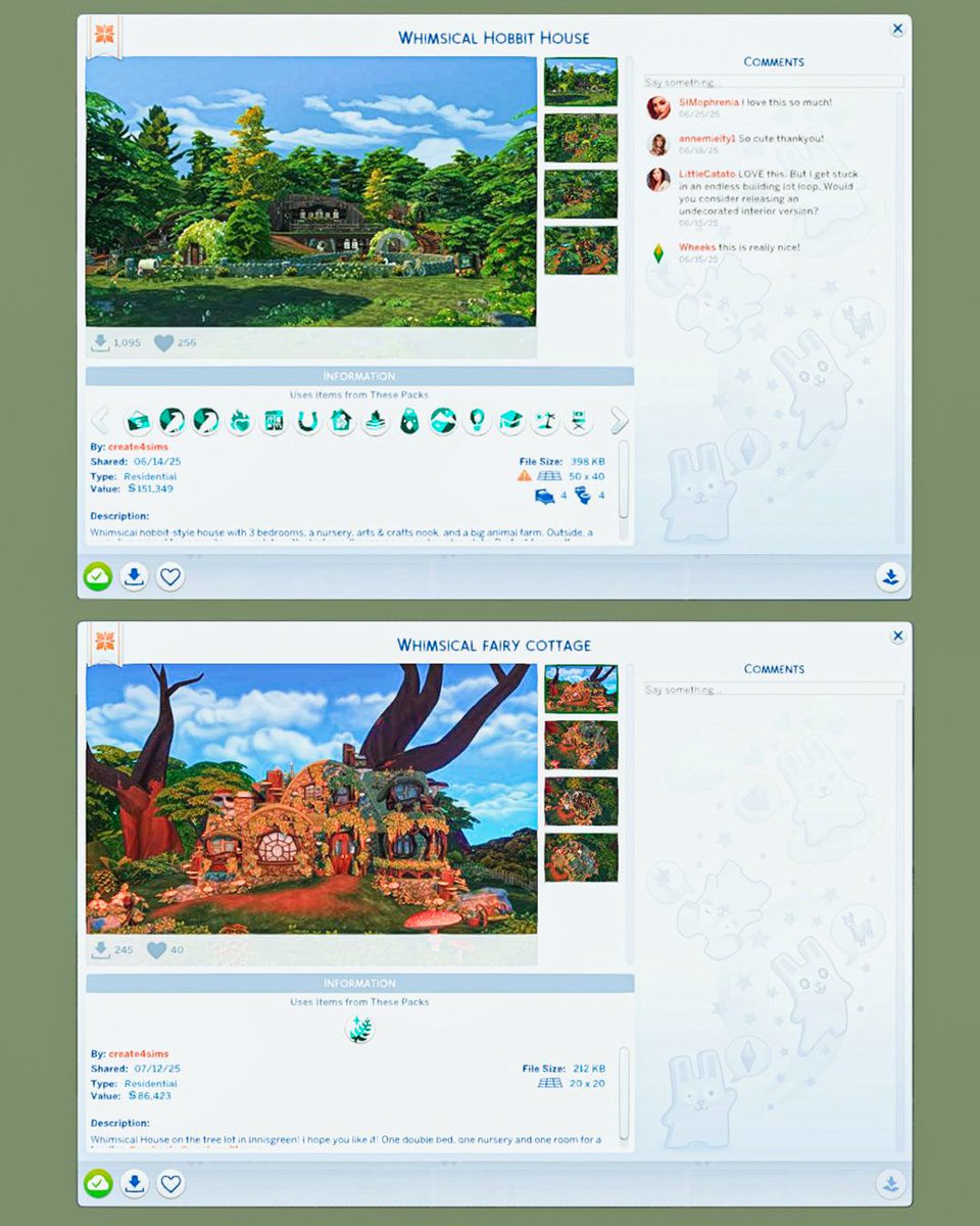 create4sims's tweet image. Whimsical Builds Available for you to download 🌿
Gallery ID: Create4sims
#thesims4 #thesims #EAPartner