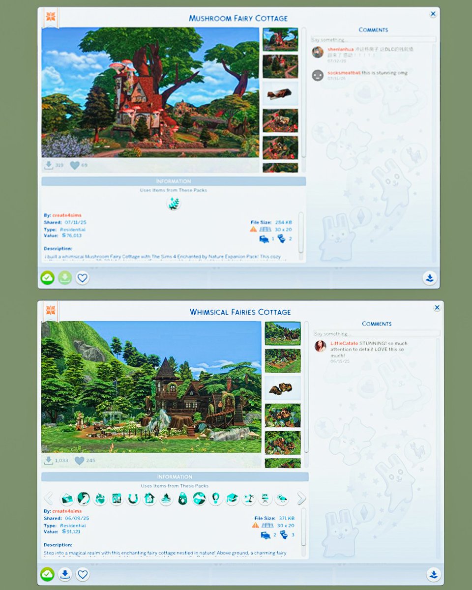 create4sims's tweet image. Whimsical Builds Available for you to download 🌿
Gallery ID: Create4sims
#thesims4 #thesims #EAPartner