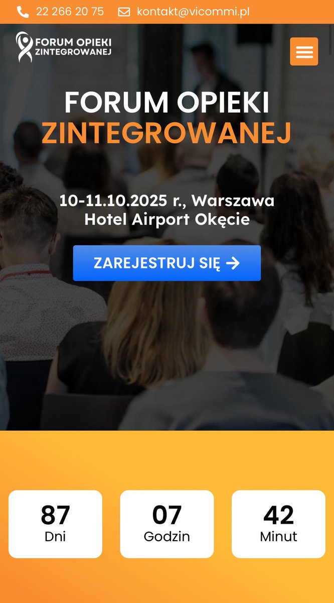 Martyna Kopiec - Ostrowska (@martynakostr) on Twitter photo Wielochorobowość wykracza poza jedną specjalizację🩺
🔹 Forum Opieki Zintegrowanej (10–11.10.2025, Warszawa) to interdyscyplinarna wiedza, praktyczne rozwiązania i eksperci z wielu dziedzin.
📌 Rejestracja: forumoz.pl
<a href="/FilipMSzymanski/">Prof. Filip M. Szymanski</a> <a href="/AdamKobayashiMD/">Adam Kobayashi</a> <a href="/sadowska_b/">dr Monika Sadowska</a> Wielochorobowość wykracza poza jedną specjalizację🩺
🔹 Forum Opieki Zintegrowanej (10–11.10.2025, Warszawa) to interdyscyplinarna wiedza, praktyczne rozwiązania i eksperci z wielu dziedzin.
📌 Rejestracja: forumoz.pl
<a href="/FilipMSzymanski/">Prof. Filip M. Szymanski</a> <a href="/AdamKobayashiMD/">Adam Kobayashi</a> <a href="/sadowska_b/">dr Monika Sadowska</a>