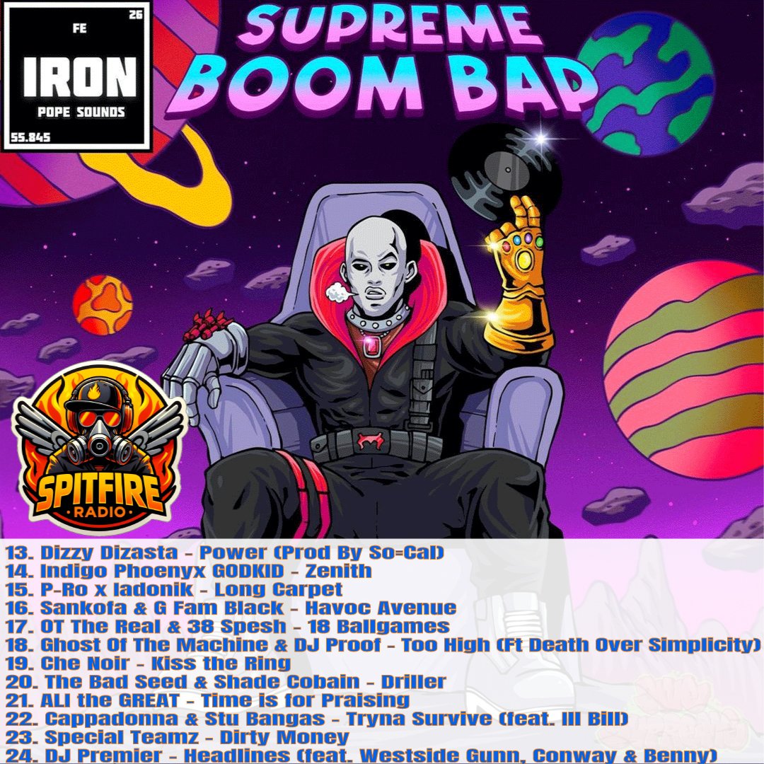 SpitFireRadio_'s tweet image. Tonight at 6PM Central
Listen at 👉🏾 myksfr.com or spitdireradio.com
🚨🚨Don't miss it tonight... Jive Supreme Boom Bap mix show with @djjivesupreme at 6:00 p.m. Central Time, broadcasting straight from Worcester, Massachusetts!