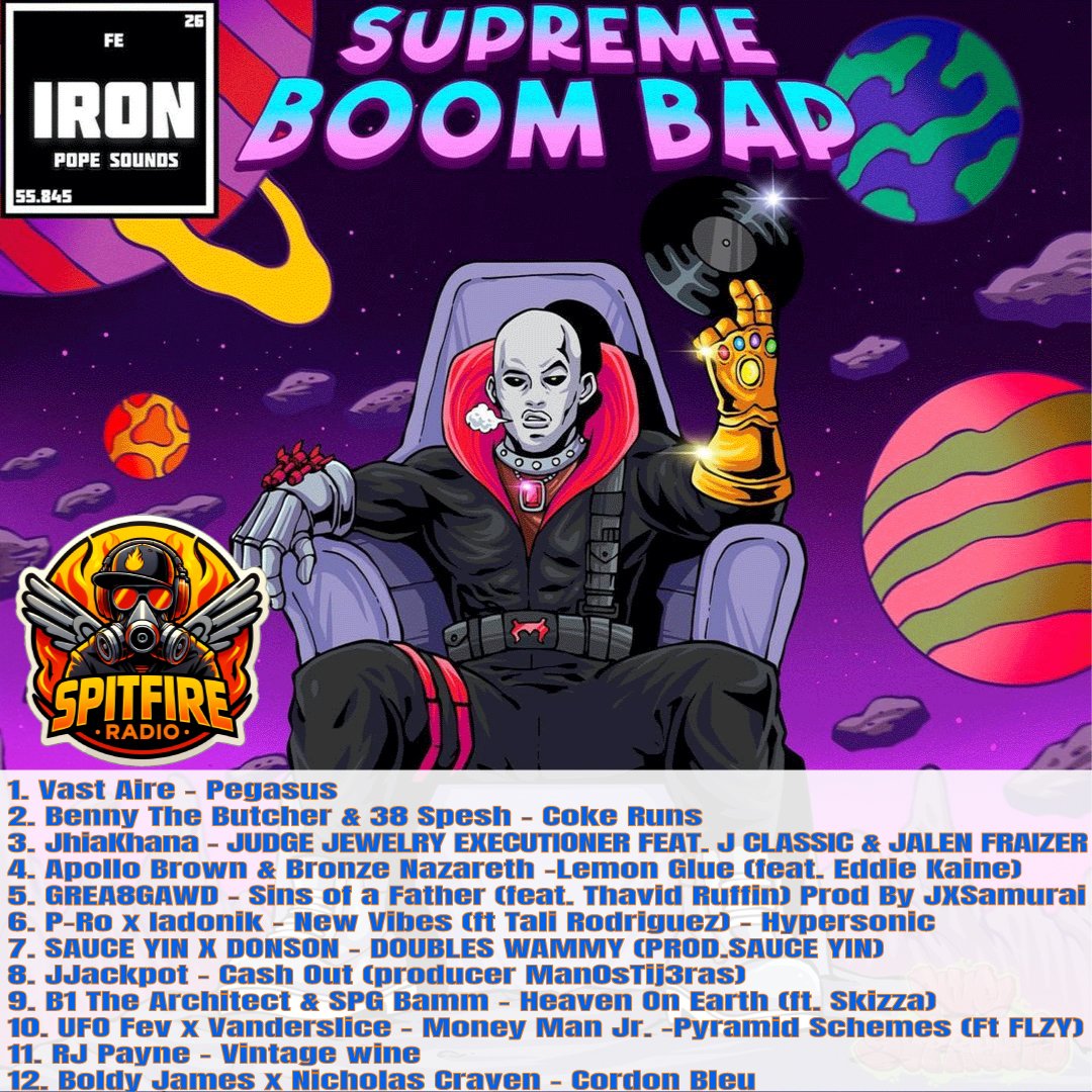 SpitFireRadio_'s tweet image. Tonight at 6PM Central
Listen at 👉🏾 myksfr.com or spitdireradio.com
🚨🚨Don't miss it tonight... Jive Supreme Boom Bap mix show with @djjivesupreme at 6:00 p.m. Central Time, broadcasting straight from Worcester, Massachusetts!