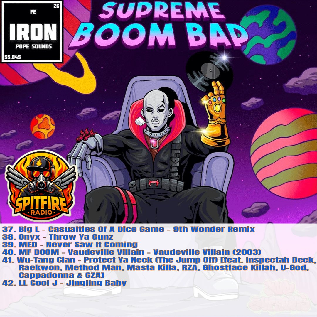 SpitFireRadio_'s tweet image. Tonight at 6PM Central
Listen at 👉🏾 myksfr.com or spitdireradio.com
🚨🚨Don't miss it tonight... Jive Supreme Boom Bap mix show with @djjivesupreme at 6:00 p.m. Central Time, broadcasting straight from Worcester, Massachusetts!